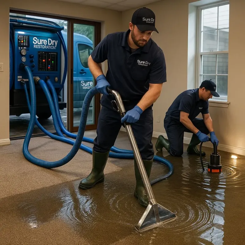 Water Extraction and Removal process in McKeesport, PA